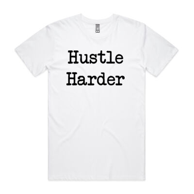 Hustle Harder Blanc Thumbnail